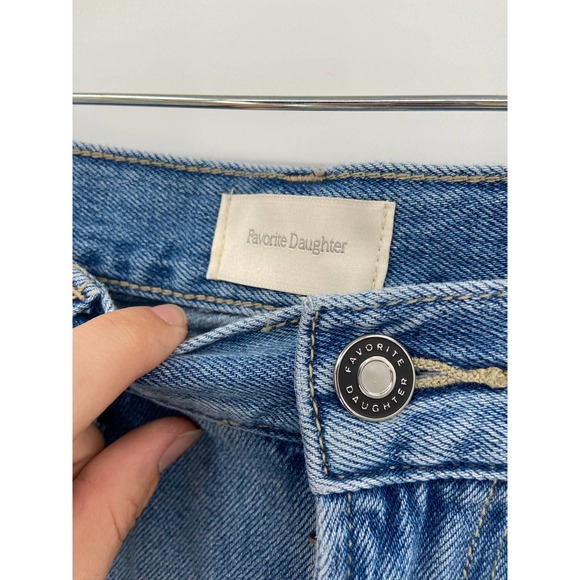 Favorite Daughter The Tommy Mid Rise Boyfriend Blue Denim Jeans Size 26 NWT - Picture 3 of 6